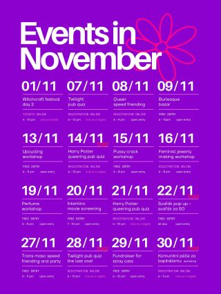 Moc moc děkujeme za proběhlý Witchcraft festival, vyprodaný a skvělý! Teď se pojďme podívat na akce na celý měsíc: Dvakrát...