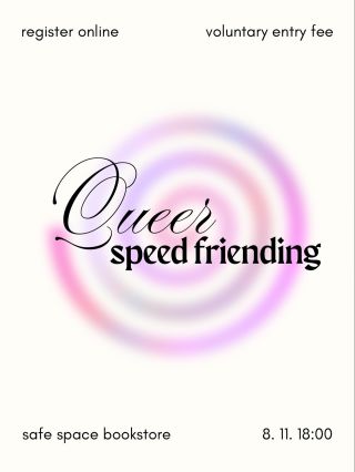 Další queer speed friending se bude konat už za týden! Chcete se seznámit s novými lidmi? Tak přijďte! 💕 Another queer...